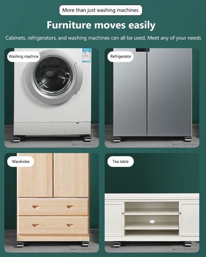 Multi-Functional Adjustable Trolley Fixed Mount Racks Holder (Pair of 1)