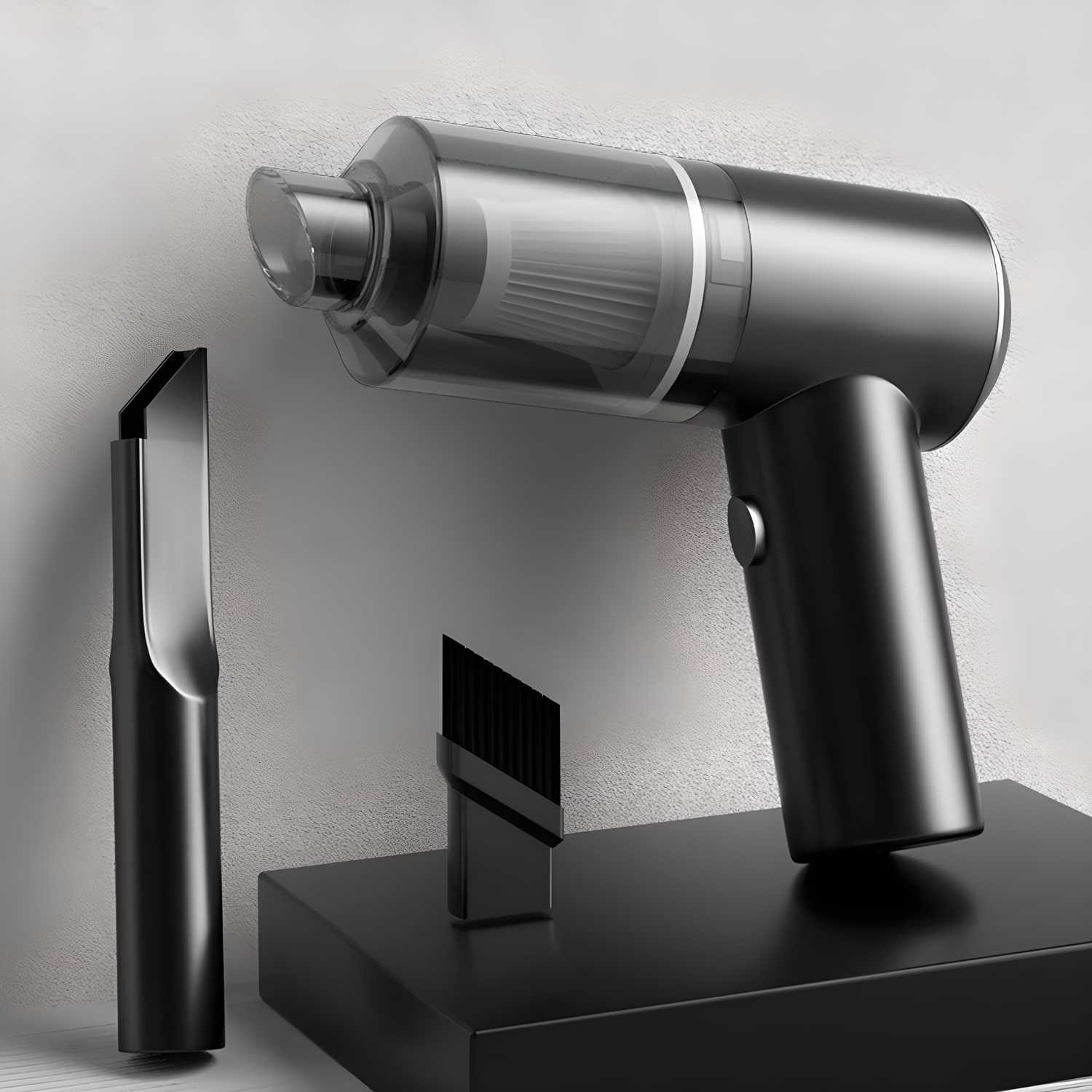 Portable 2-in-1 Air Duster & Mini Vacuum Cleaner — Cordless, USB Rechargeable