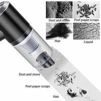 Portable 2-in-1 Air Duster & Mini Vacuum Cleaner — Cordless, USB Rechargeable