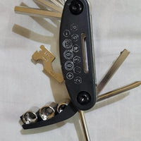 16 IN 1 Multi-Purpose Key Spoke Wrench Repair Tool Kit