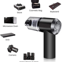 Portable 2-in-1 Air Duster & Mini Vacuum Cleaner — Cordless, USB Rechargeable